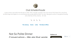 Desktop Screenshot of clubschadenfreude.com